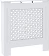 vidaXL radiatorskjuler 78 cm MDF hvid