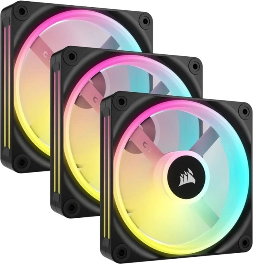 Tilbud på CORSAIR | iCUE LINK QX120 RGB - Indsats med blæser - 120 mm - sort (pakke med 3) fra ComputerSalg til 1.143 kr.