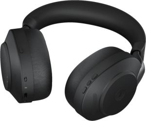 Jabra Evolve2 85 MS Stereo - Headset - fuld størrelse - Bluetooth - trådløs, kablet - aktiv støjfjerning - 3,5 mm jackstik - støjisolerende - sort - C