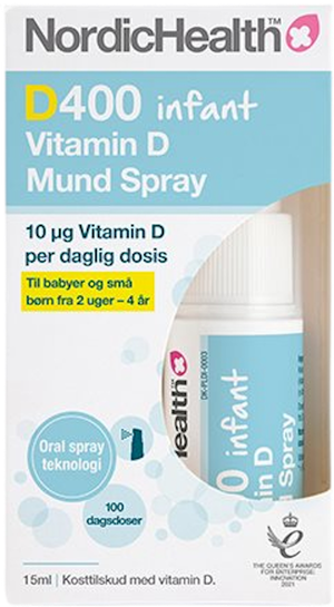 D400 Infant Vitamin D Mund Spray (NordicHealth)