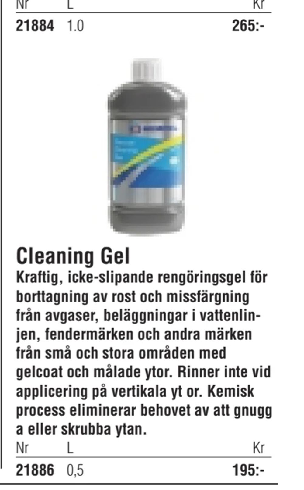 Erbjudanden på Cleaning Gel från Erlandsons Brygga för 265 kr