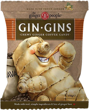 Chewy Coffee Candy GIN-GINS (The Ginger People)