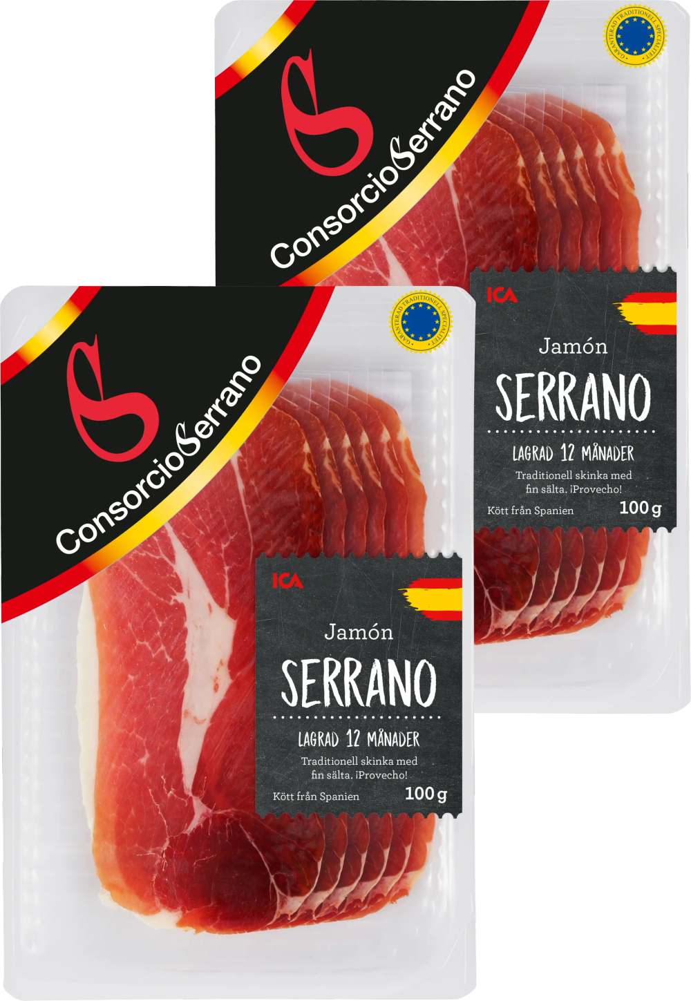 Erbjudanden på Jamón Serrano (ICA. Spanien) från ICA Kvantum för 65 kr