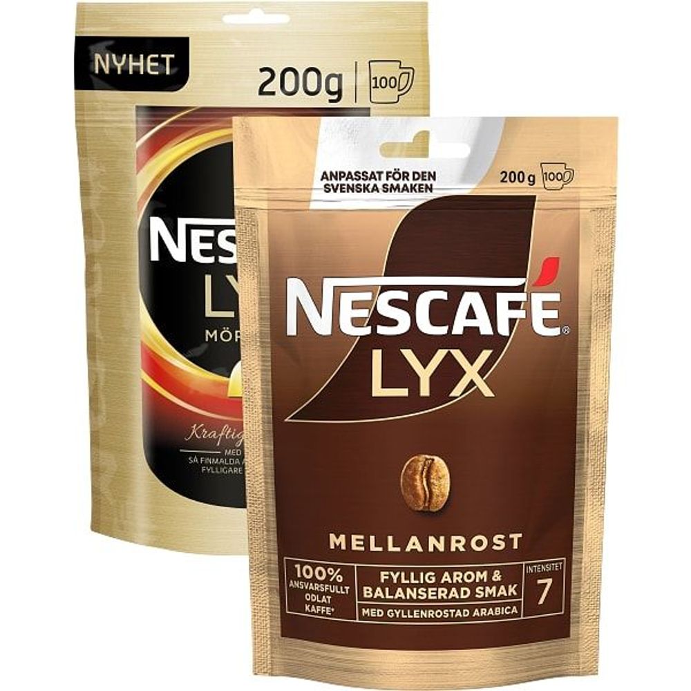 Erbjudanden på Snabbkaffe Refill Lyx Nescafé från ICA Supermarket för 59 kr