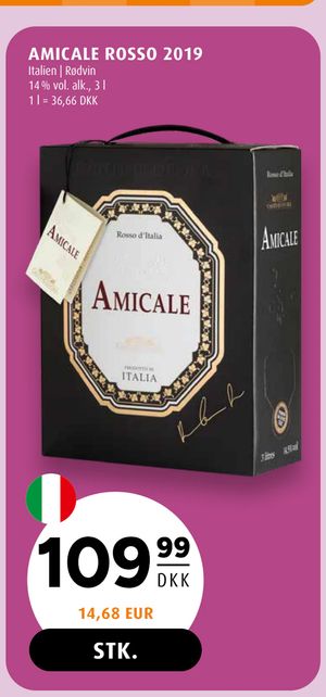 AMICALE ROSSO 2019