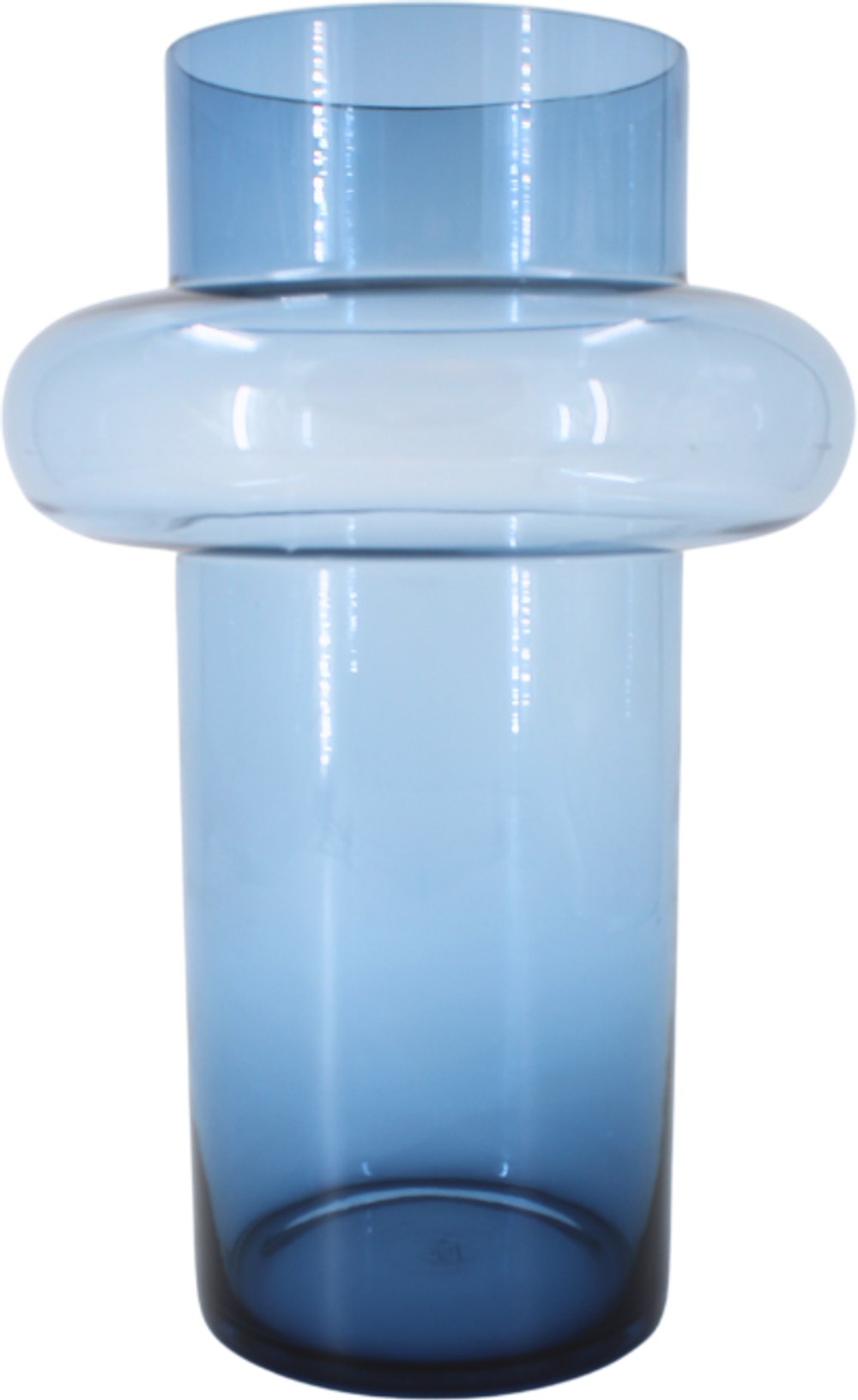 Tilbud på Lyngby - Tube Vase i Dark Blue (H:40cm) (Lyngby Glas) fra Basic & More til 297 kr.