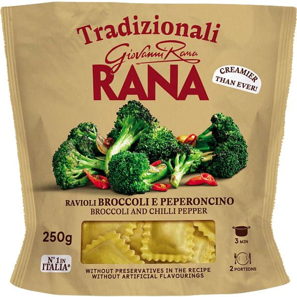 Erbjudanden på Färsk Pasta Ravioli Broccoli Chili från ICA Supermarket för 35 kr