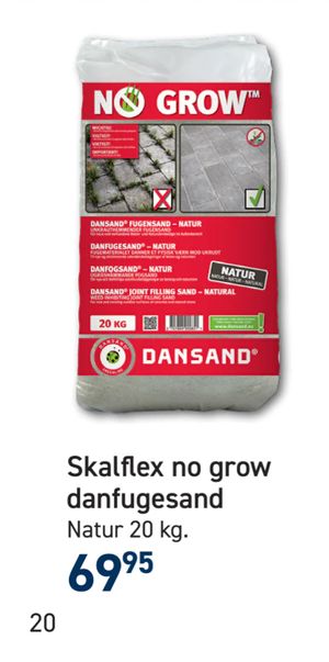 Skalflex no grow danfugesand