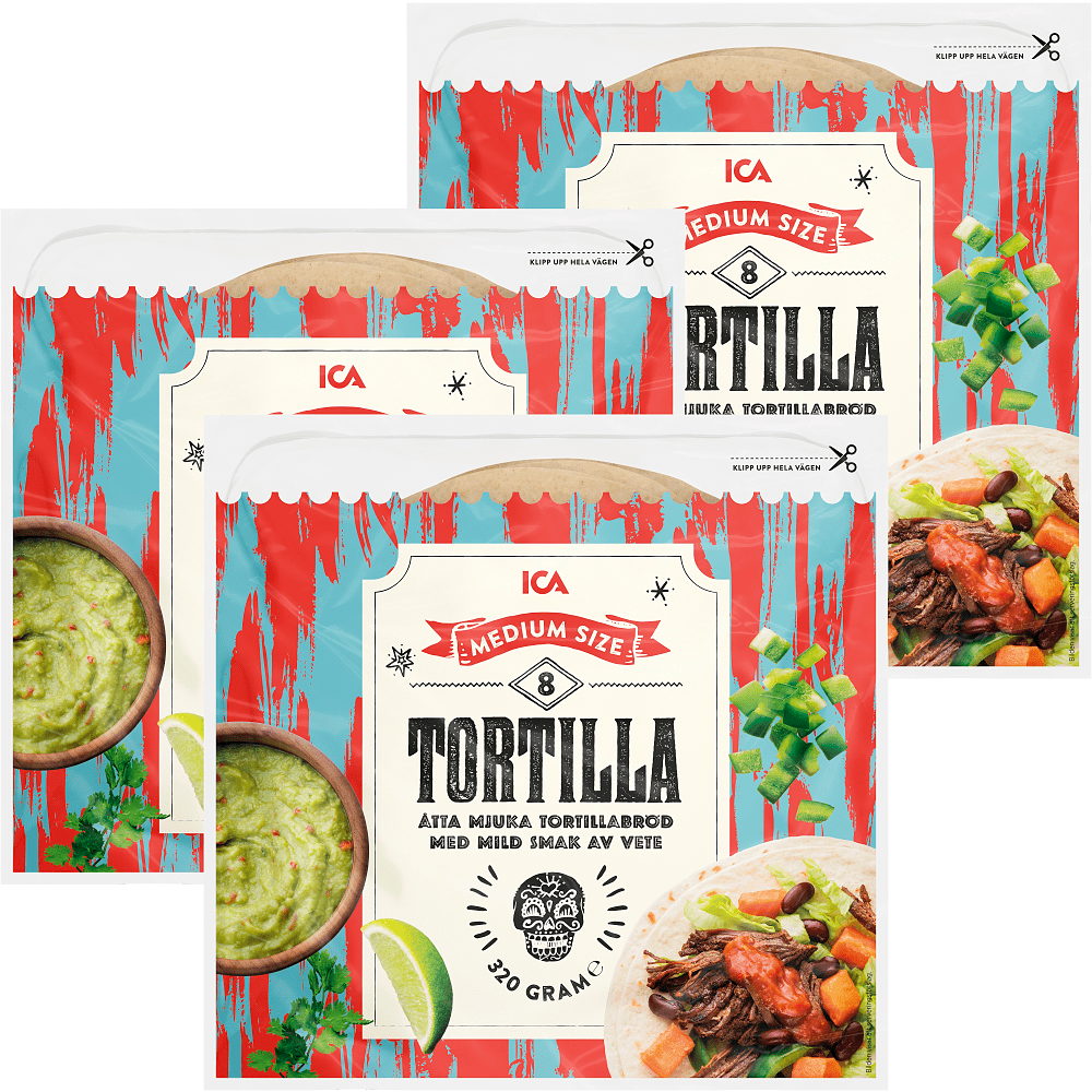 Erbjudanden på Vetetortillas från ICA Supermarket för 30 kr