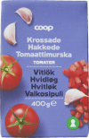 Smaksatta krossade tomater (Coop)