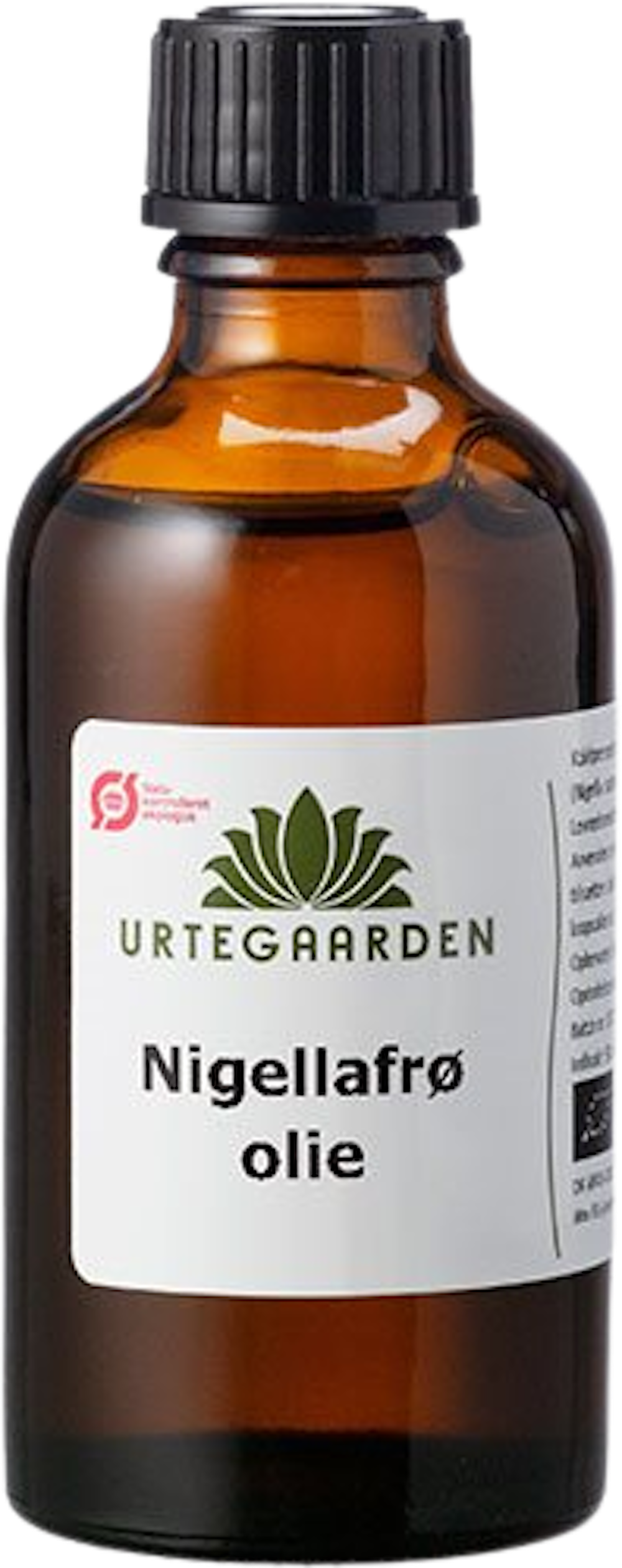 Tilbud på Nigellafrøolie Øko (Urtegaarden) fra Helsam til 103 kr.