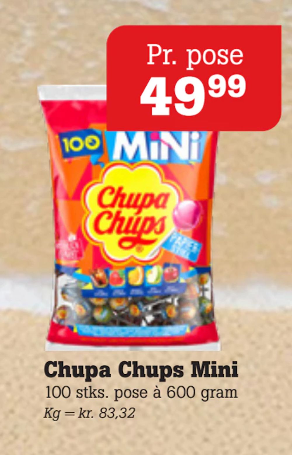 Tilbud på Chupa Chups Mini fra Poetzsch Padborg til 49,99 kr.