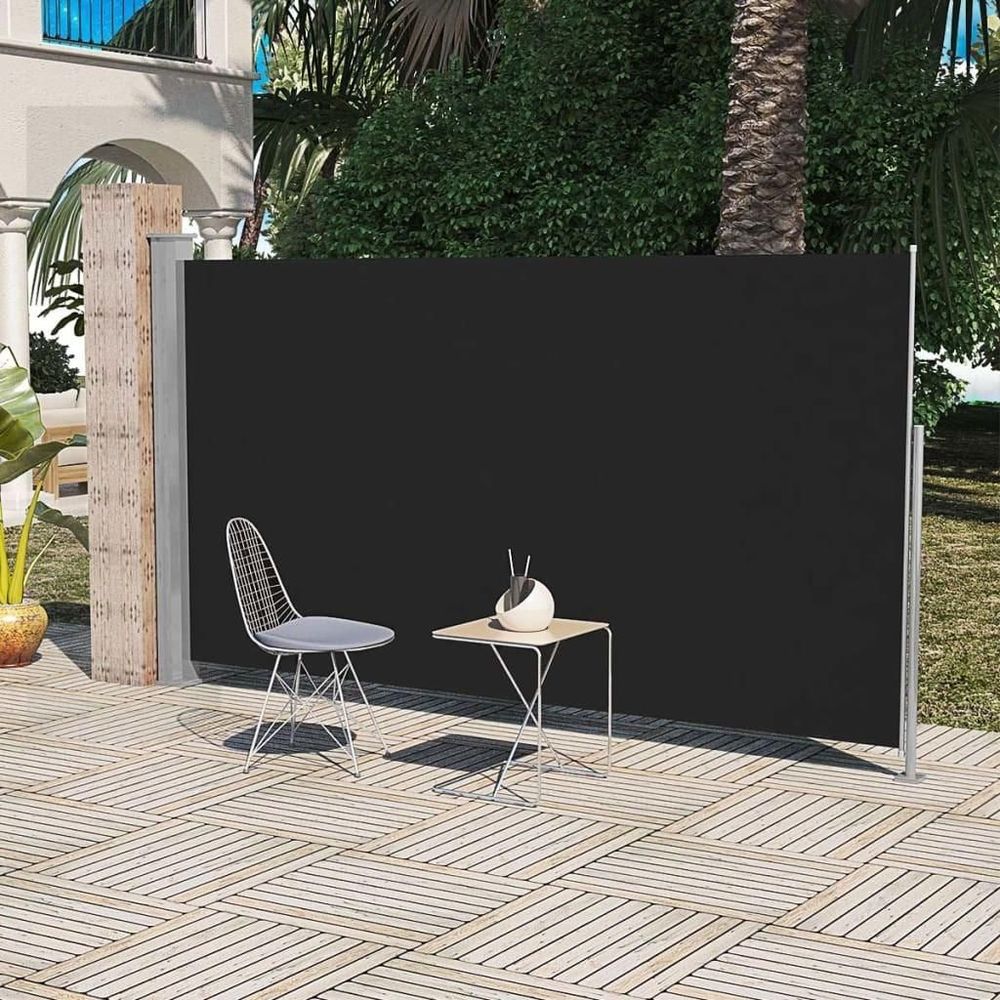 Tilbud på Sidemarkise til terrasse 160x300 cm sort fra Boligcenter.dk til 494 kr.