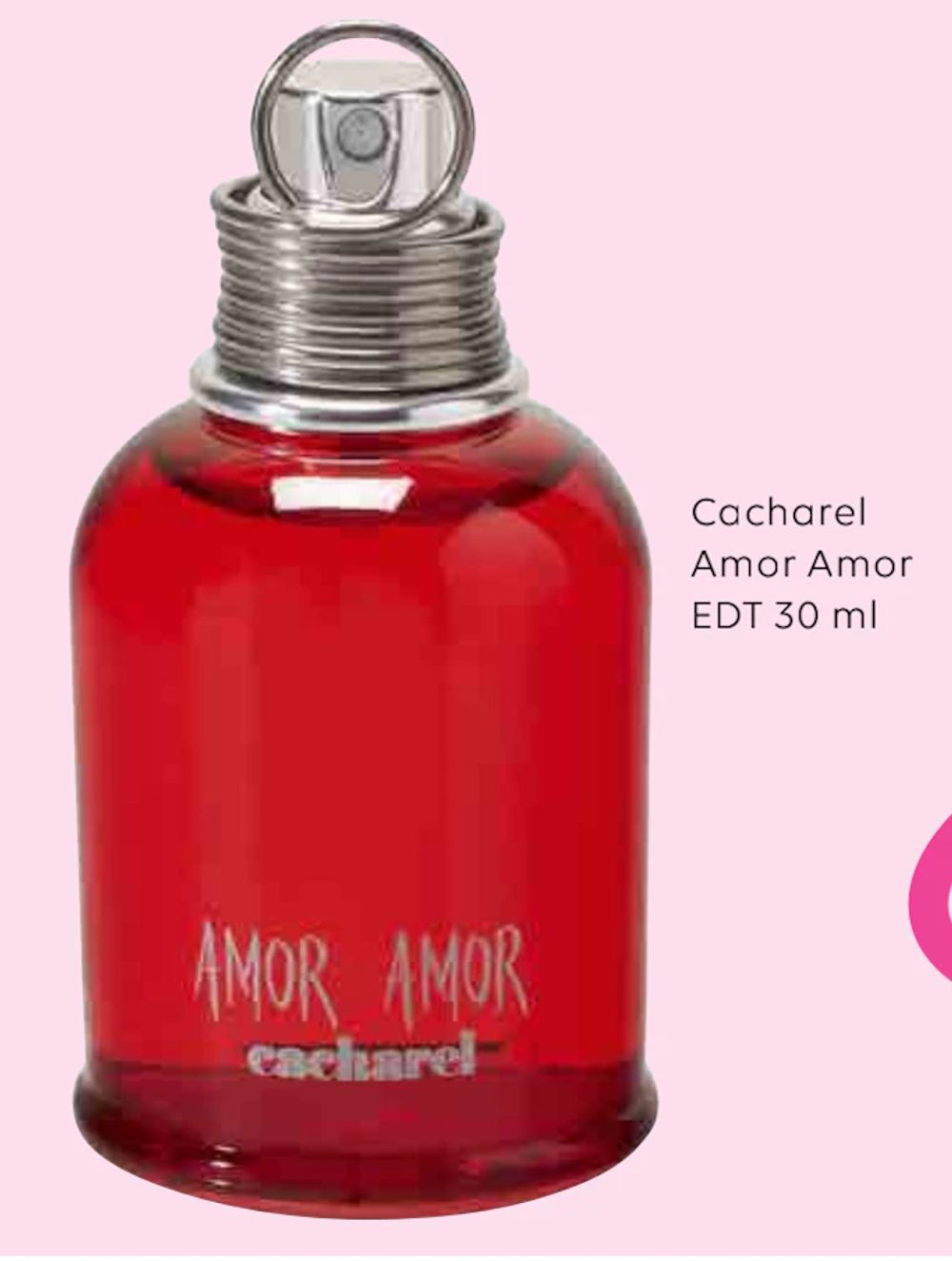 Tilbud på Cacharel Amor Amor EDT 30 ml fra Scandlines Travel Shop til 159 kr.