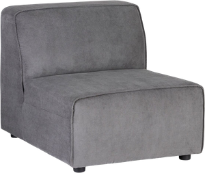 KINGSTON sæde modul fløjl  (GRÅ ONESIZE) (Furniture by Sinnerup)