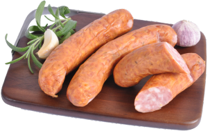 Bratwurst (Flygfyren Charkuteri. Svensk köttråvara)