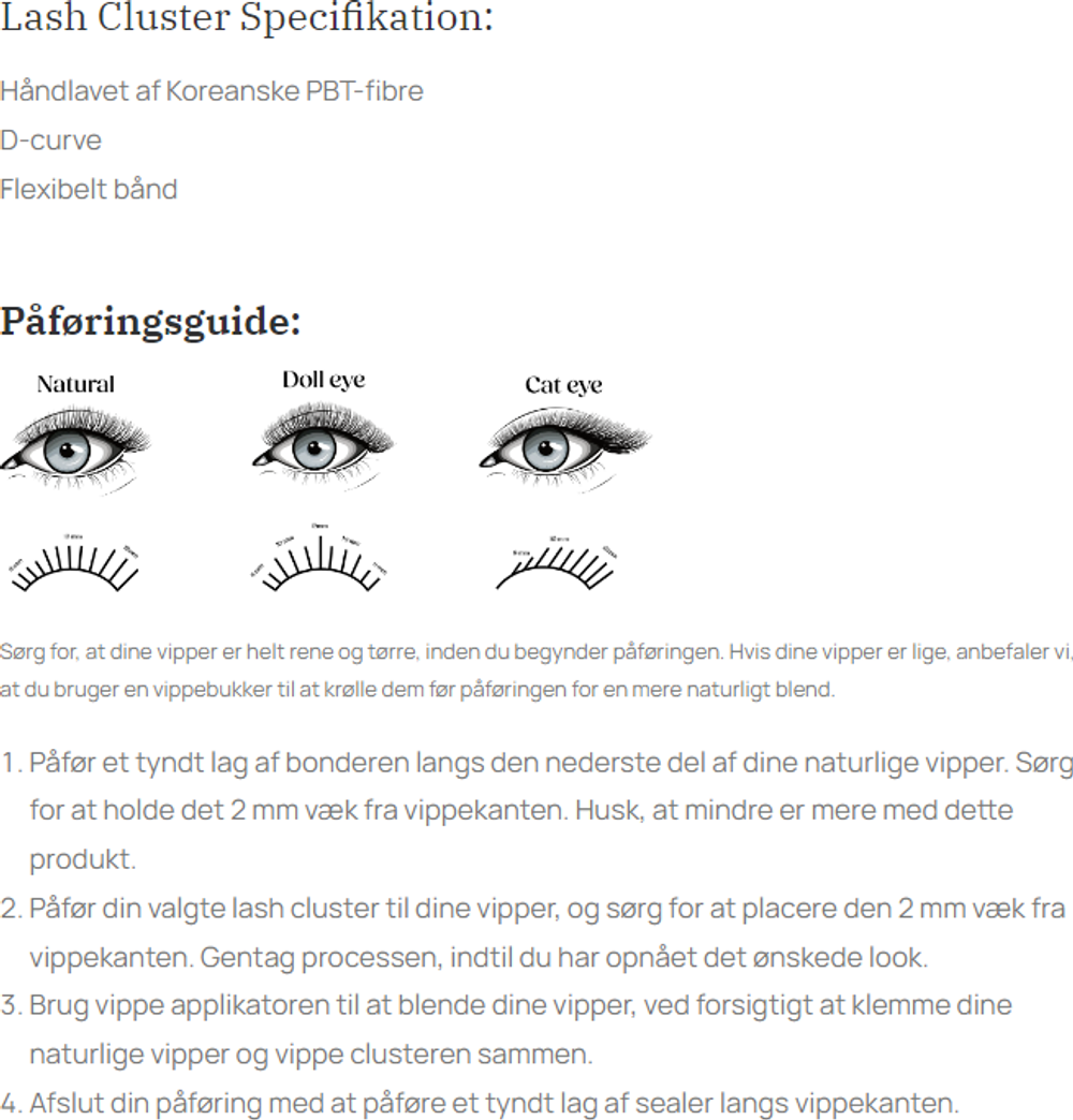 Tilbud på Soire Lashes 36 clusters box -  Style Supernatural' fra ComputerSalg til 107 kr.