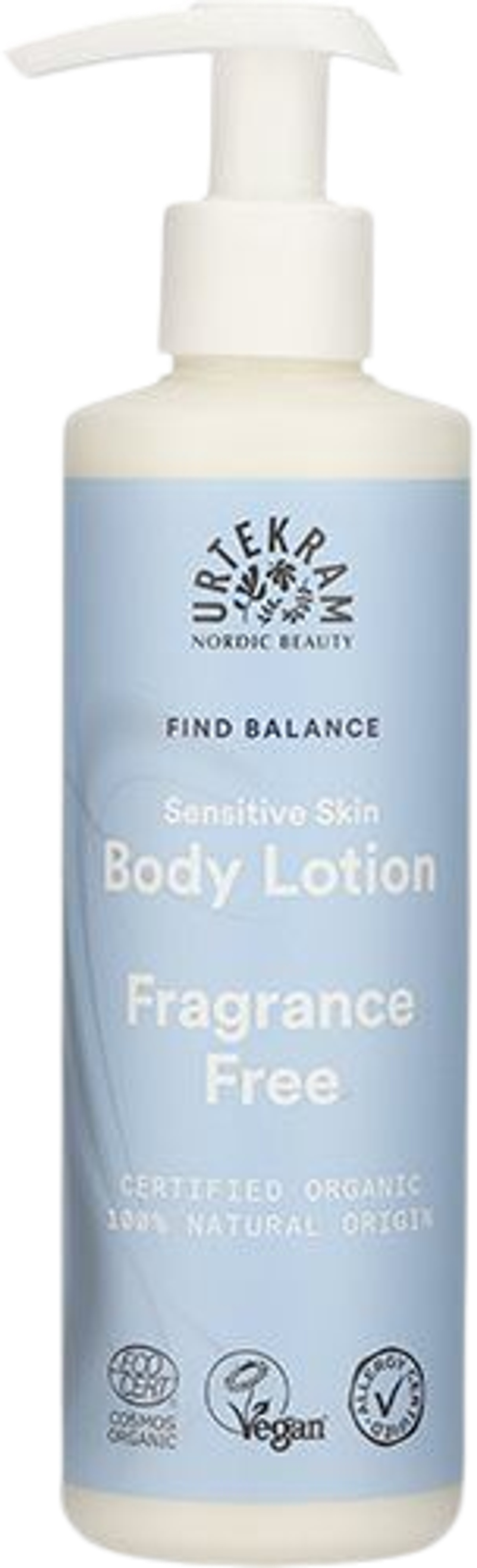 Tilbud på Bodylotion Fragrance Free (Urtekram) fra Helsam til 71,95 kr.