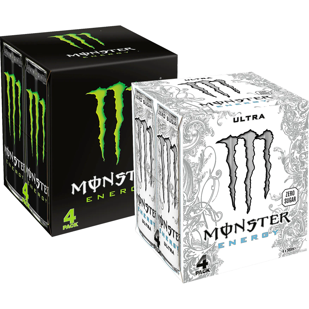 Erbjudanden på Energidryck 4-pack (Monster) från Coop X:-TRA för 39,90 kr