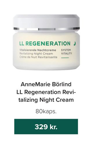 AnneMarie Börlind LL Regeneration Revitalizing Night Cream
