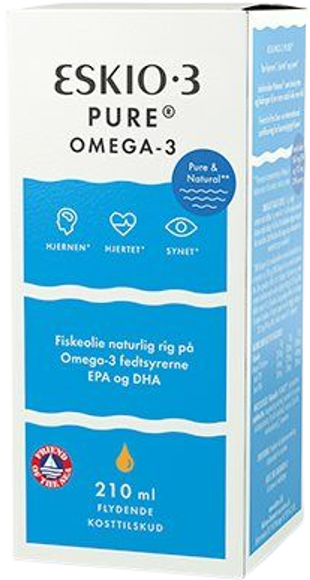 Tilbud på Eskio-3 Pure Omega-3 (Eskio3) fra Helsam til 188,95 kr.