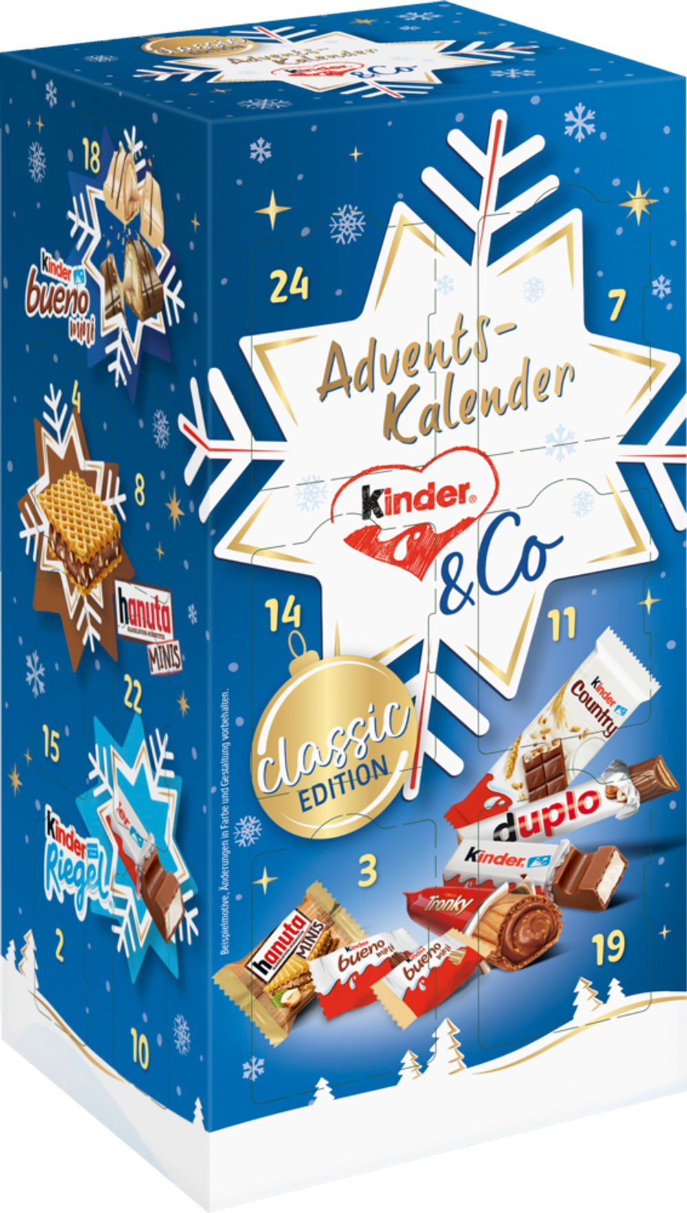 Tilbud på Ferrero Kinder Julekalender fra Calle til 90 kr.