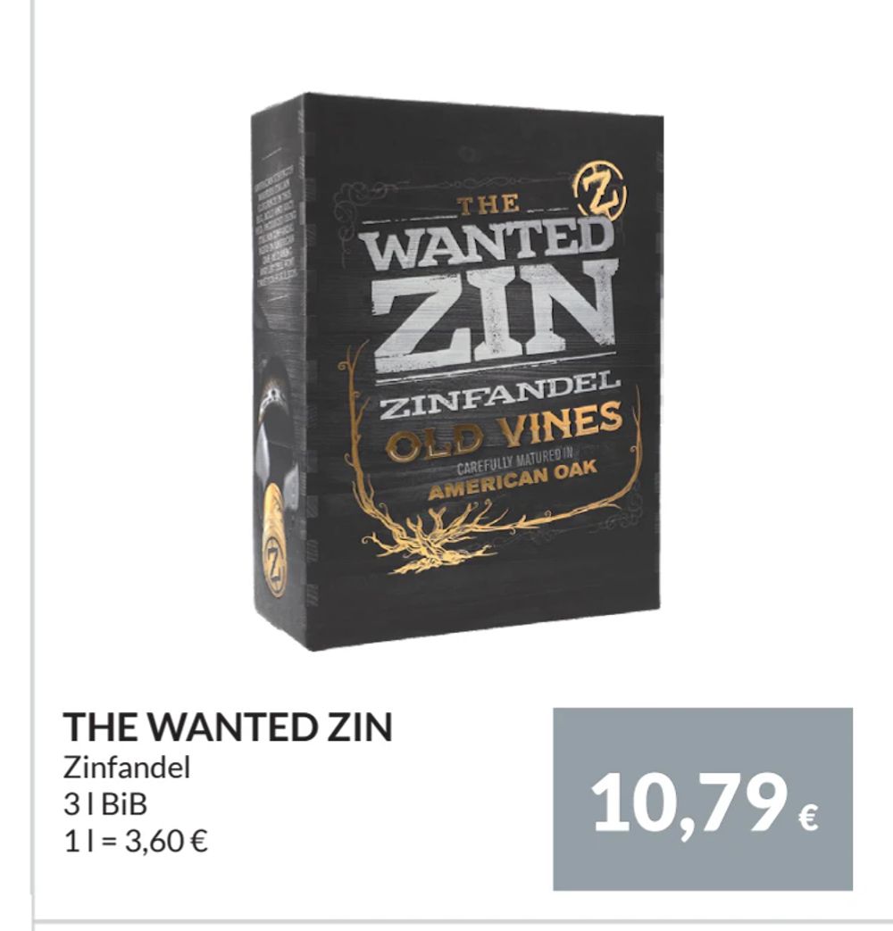 Erbjudanden på THE WANTED ZIN från Nielsen Scan-Shop för 10,79 €