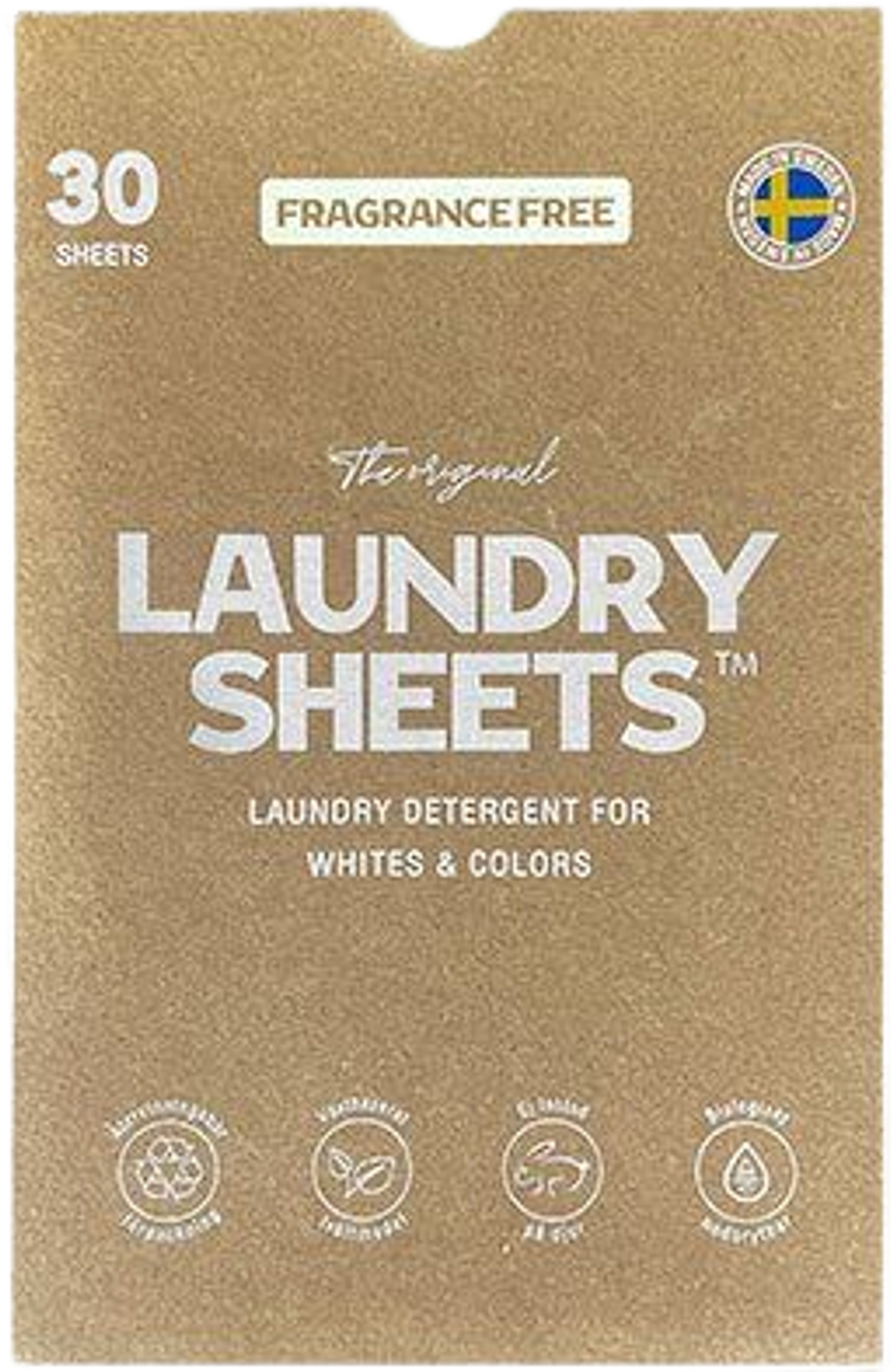 Tilbud på Fragrance Free 30 stk (Laundry Sheets) fra Helsam til 62,95 kr.