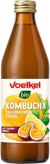 Kombucha Passionsfrugt og citron Øko (Voelkel)