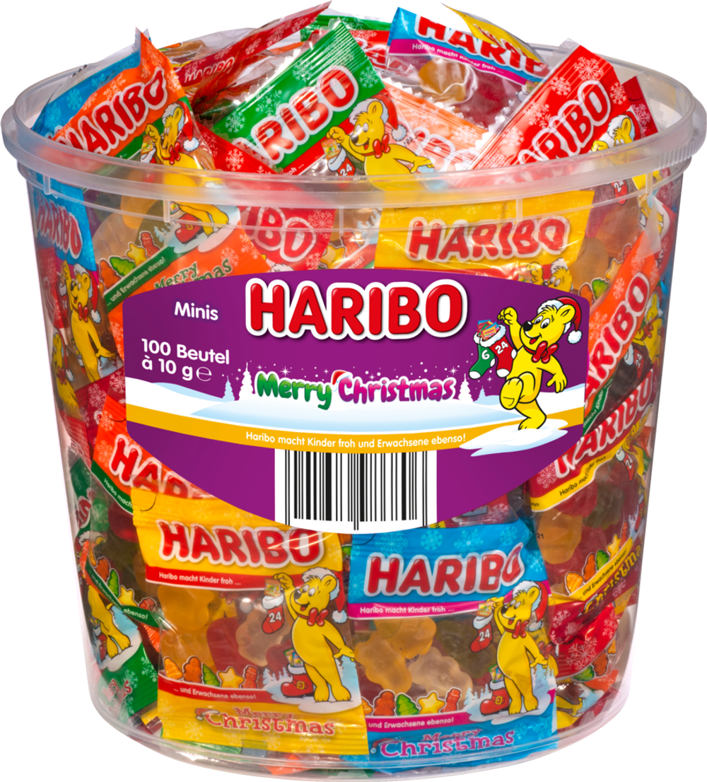 Tilbud på Haribo Merry Christmas Mini Poser fra Calle til 90 kr.