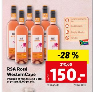 RSA Rosé WesternCape