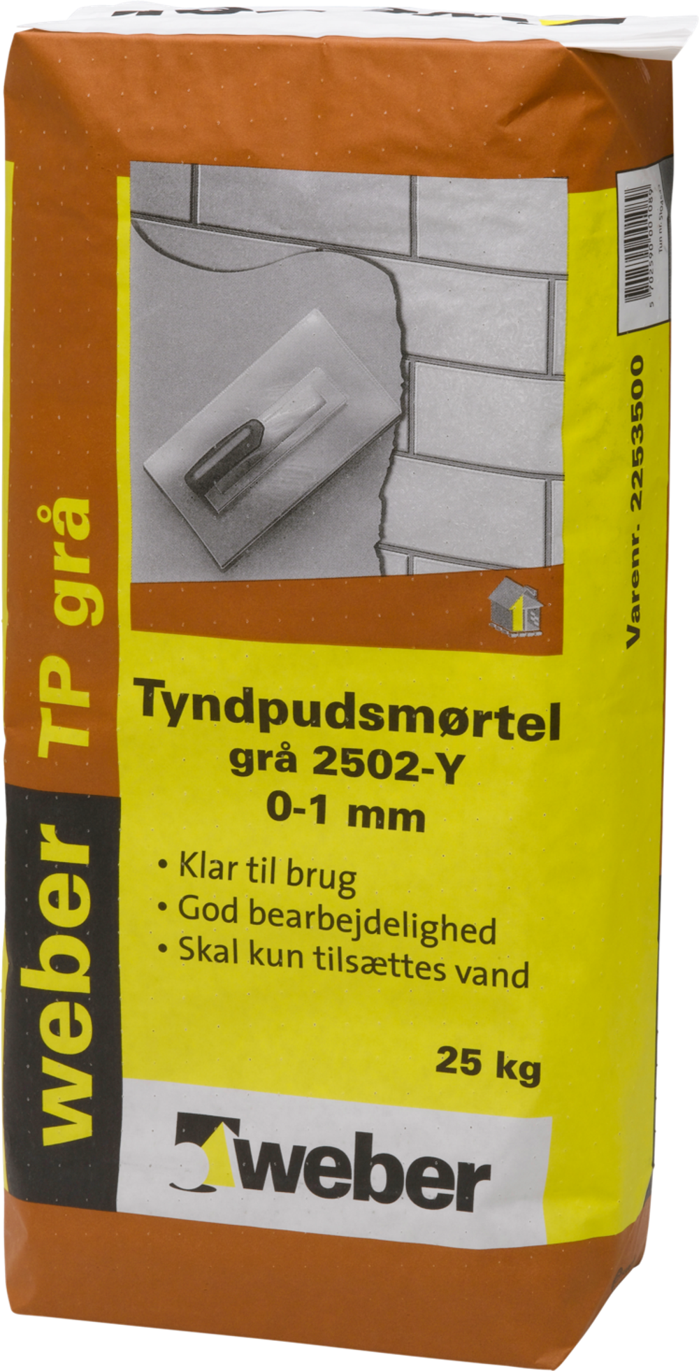 Tilbud på SAINT-GOBAIN WEBER TYNDPUDSMØRTEL GRÅ 25 KG (Saint-Gobain Weber) fra XL-BYG til 130 kr.