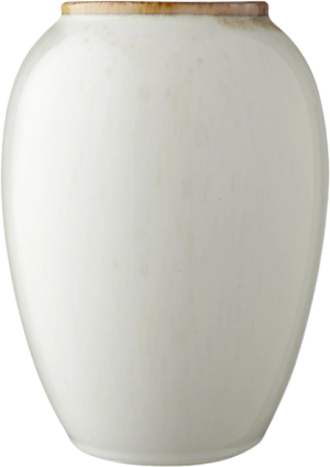 Bitz vase stentøj creme 20 cm