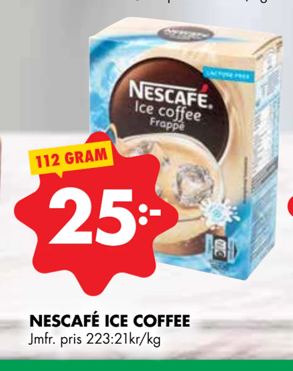 Erbjudanden på NESCAFÉ ICE COFFEE från ÖoB för 25 kr