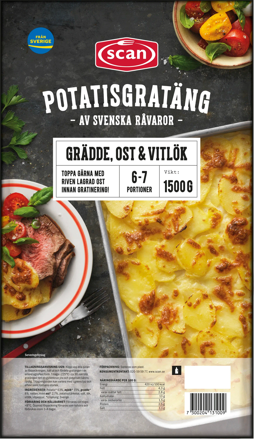 Erbjudanden på Potatisgratäng 1,5kg (Scan) från ICA Maxi Stormarknad för 44,95 kr