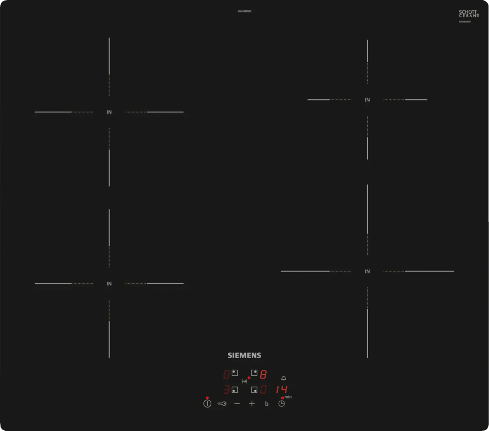 Tilbud på Siemens kogeplade EH61RBEB6Z fra Elgiganten til 2.333 kr.