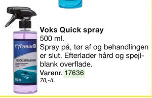 Voks Quick spray