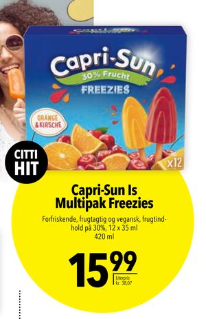 Capri-Sun Is Multipak Freezies