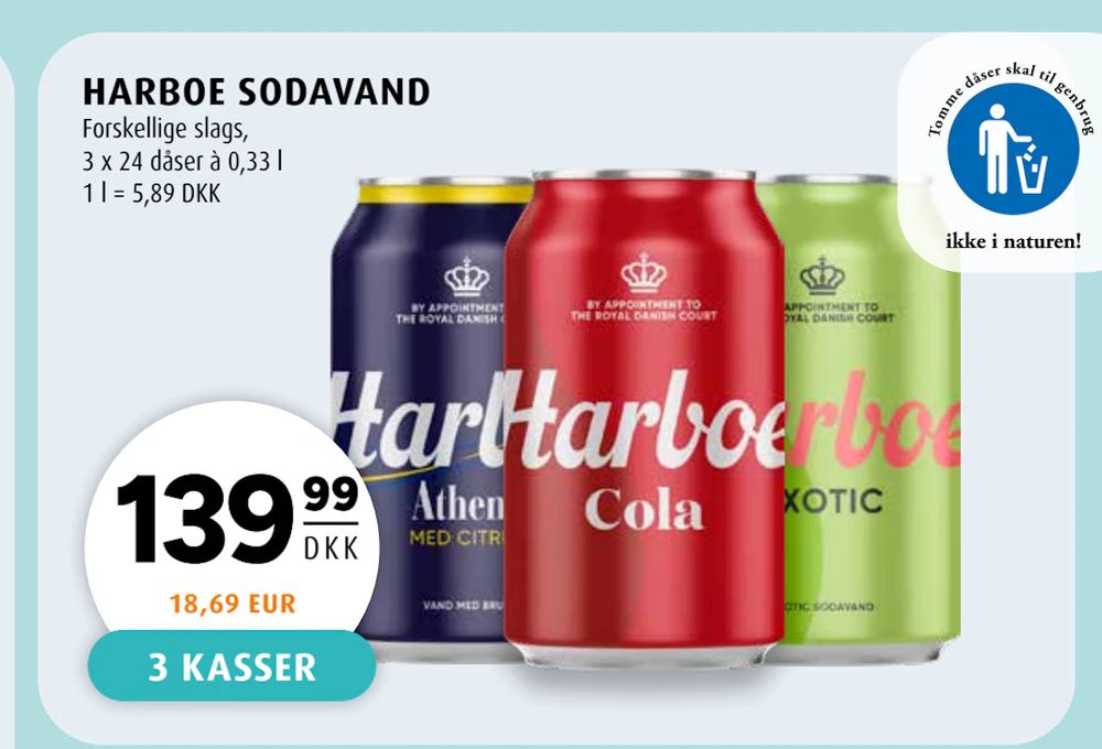 Tilbud på HARBOE SODAVAND fra Scandinavian Park til 139,99 kr.