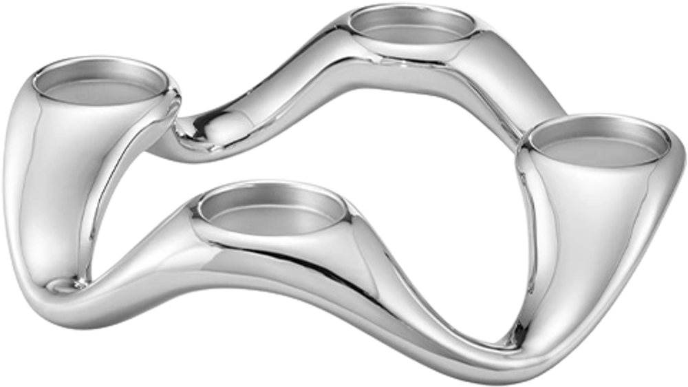 Tilbud på Georg Jensen Cobra lysestage 4 søjler fra Kop & Kande til 899,95 kr.