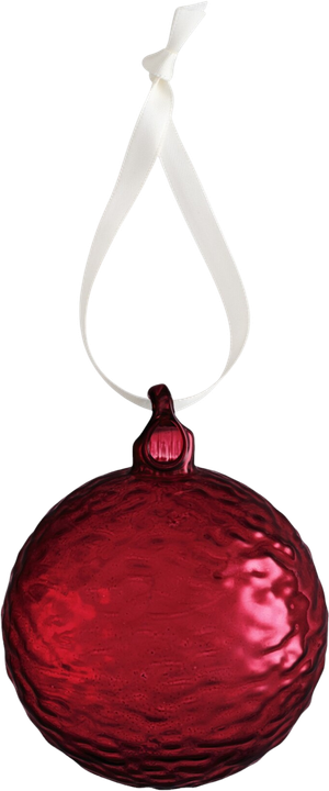 Gry Julekugler 4 stk. Ø8 cm, Deep Red (Cooee Design)