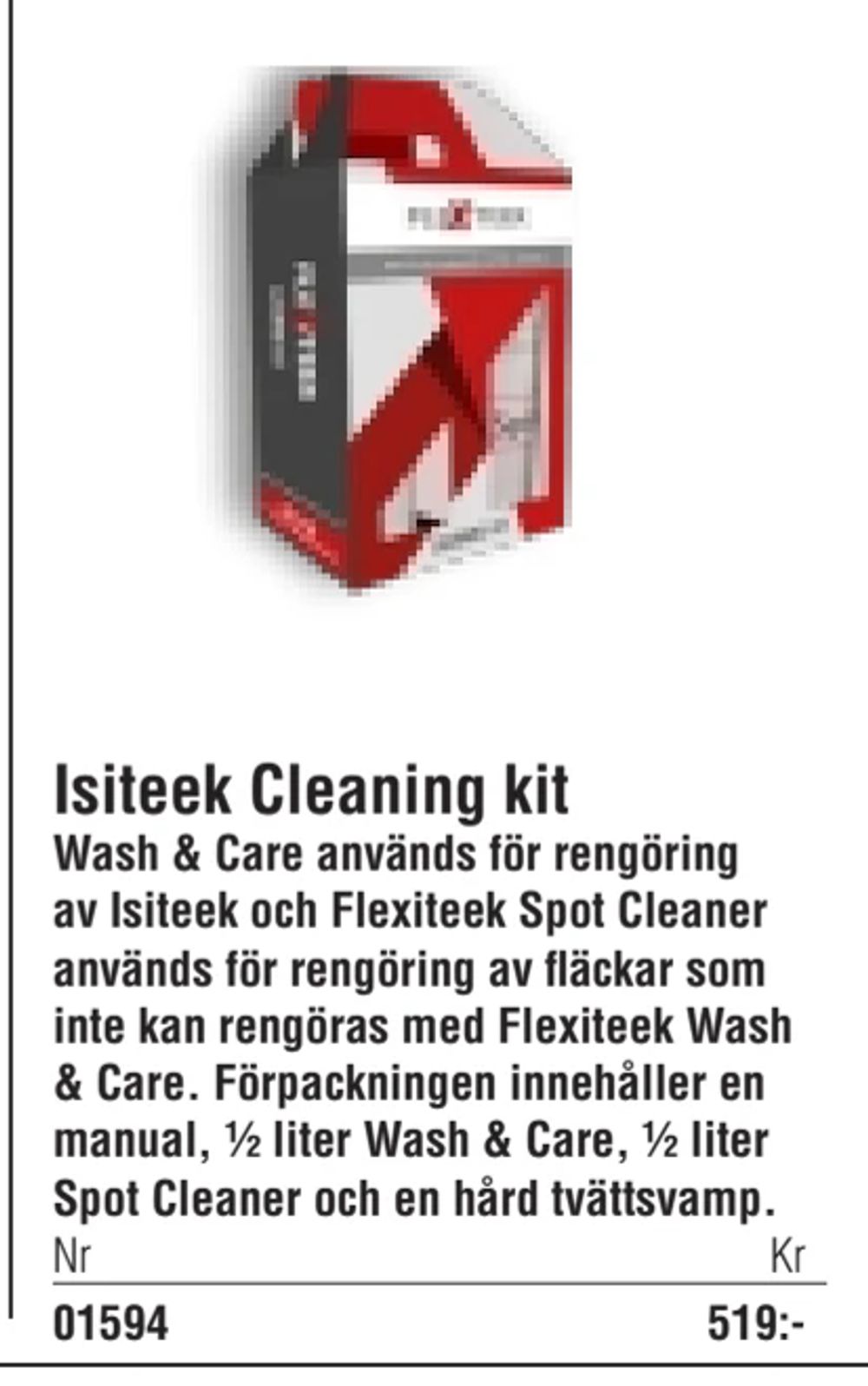 Erbjudanden på Isiteek Cleaning kit från Erlandsons Brygga för 519 kr