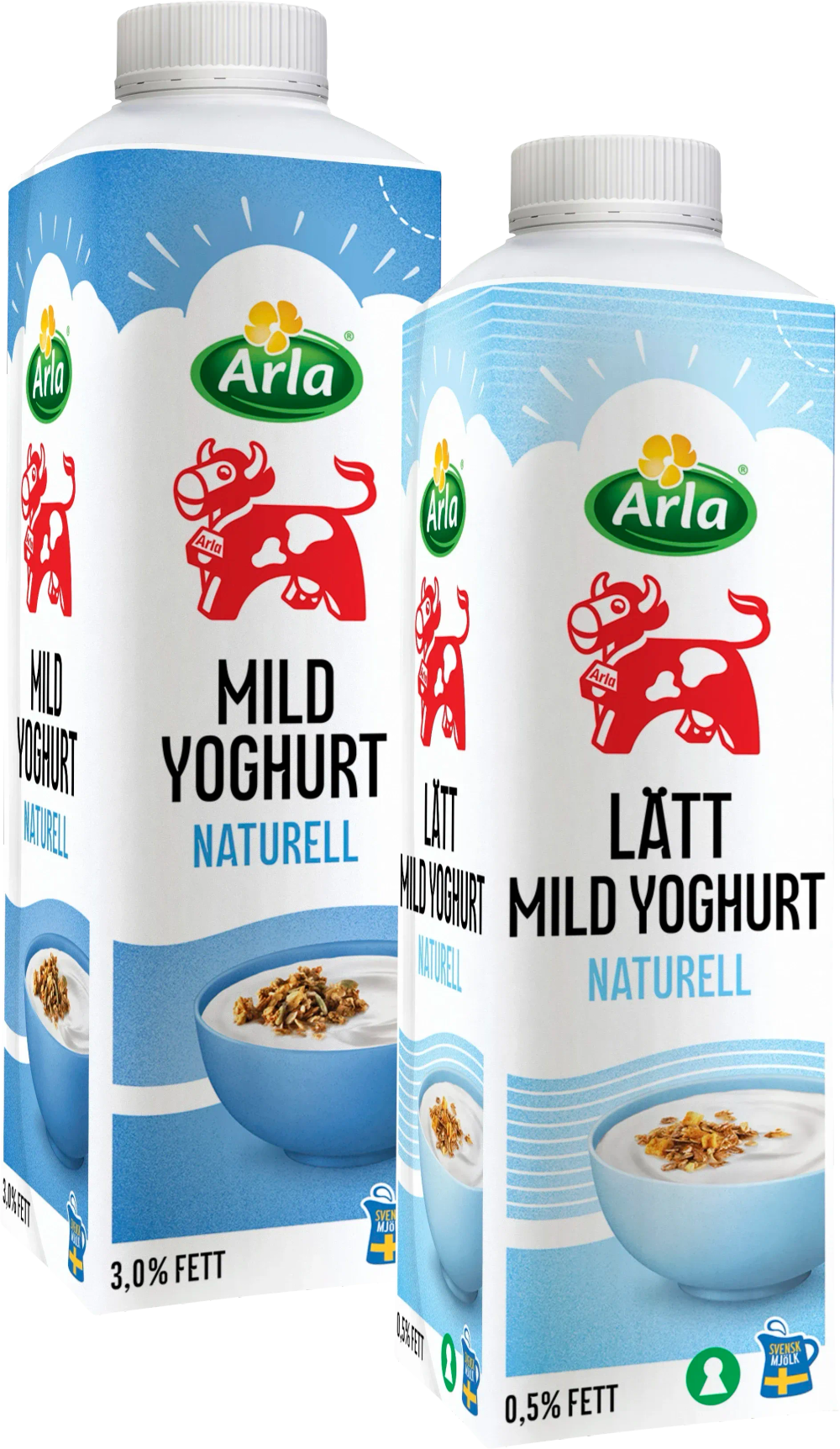 Erbjudanden på Mild yoghurt naturell, vanilj (Arla Ko) från ICA Nära för 35 kr