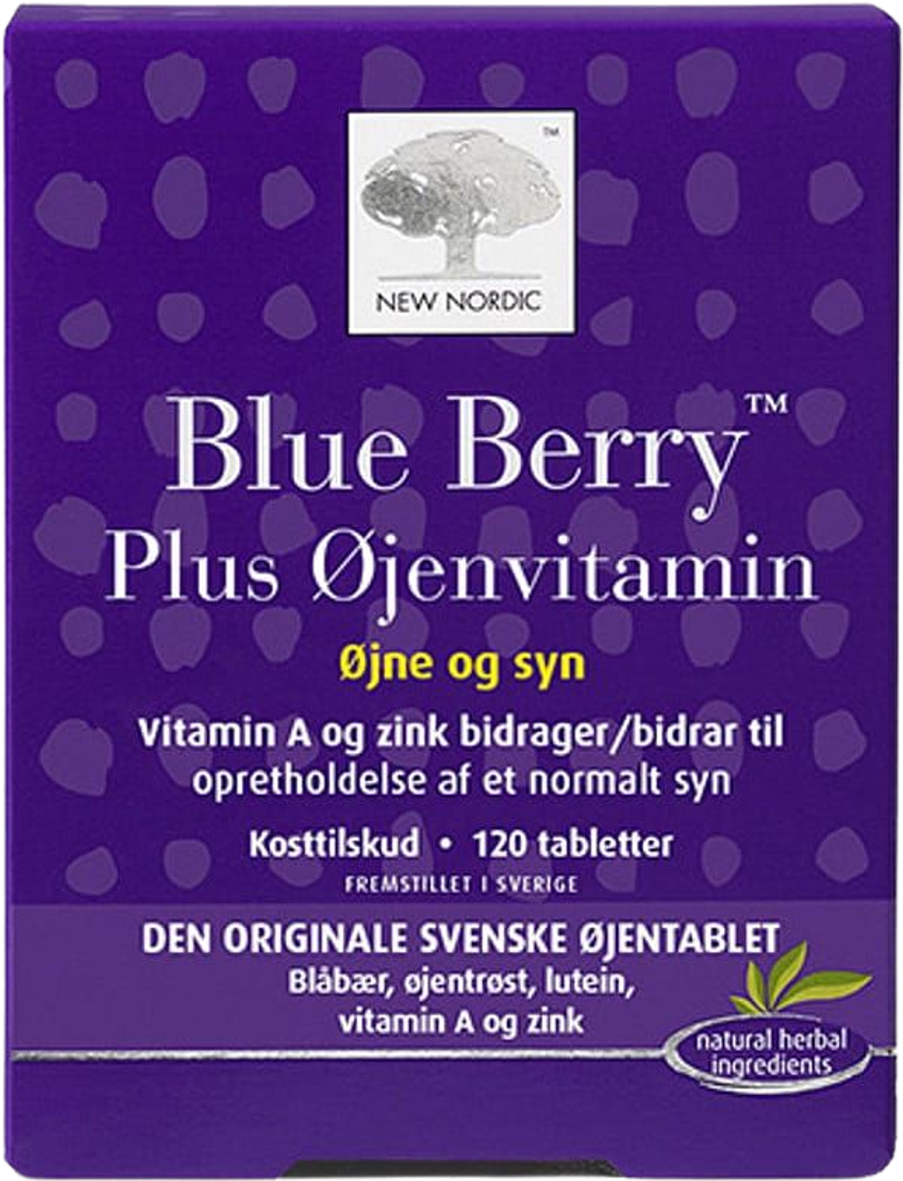 Tilbud på New Nordic Blue Berry Plus Øjenvitamin fra Matas til 439,95 kr.