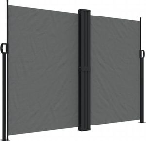 vidaXL Uttrekkbar sidemarkise 180x600 cm antrasitt