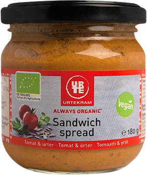 Sandwich spread tomat, urter Øko (Urtekram)