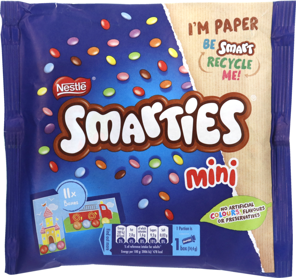 Tilbud på Smarties fra Fleggaard til 19,99 kr.