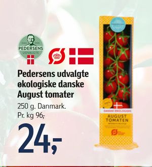 Pedersens udvalgte økologiske danske August tomater
