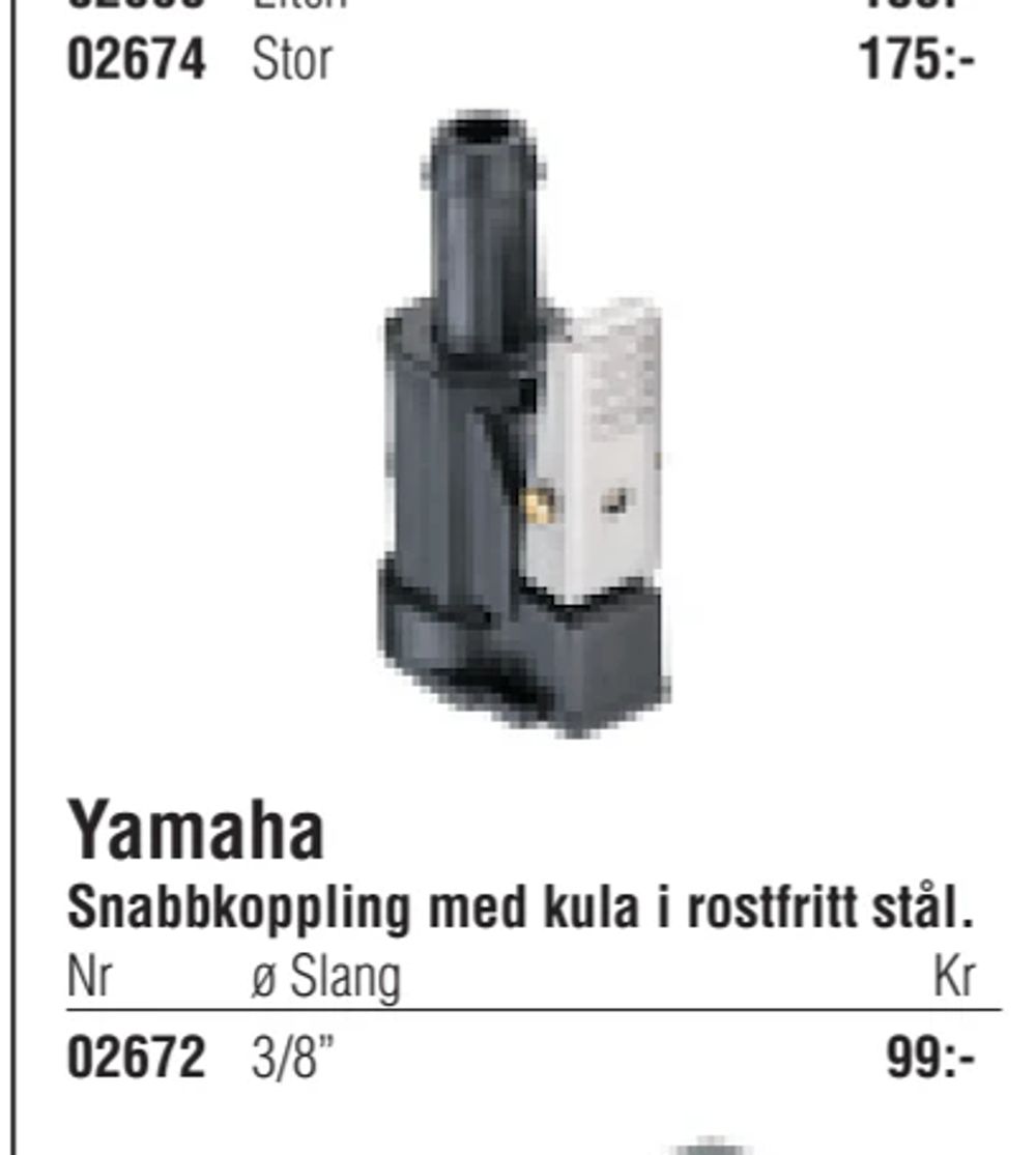 Erbjudanden på Yamaha från Erlandsons Brygga för 99 kr