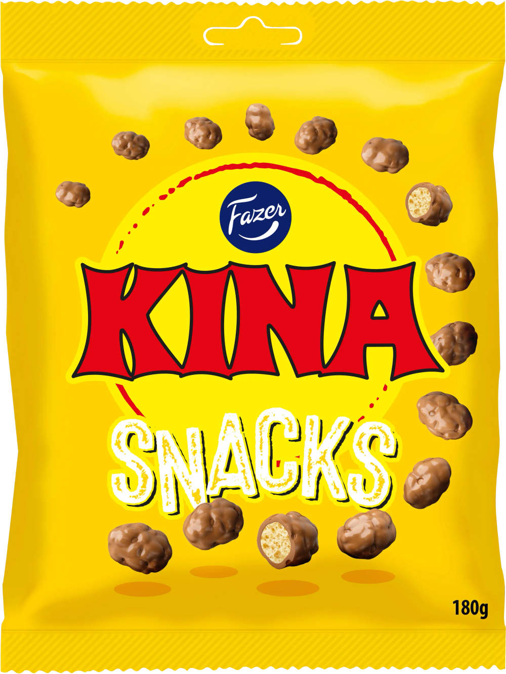 Erbjudanden på Kina Gul Snacks (Fazer) från ICA Nära för 28 kr